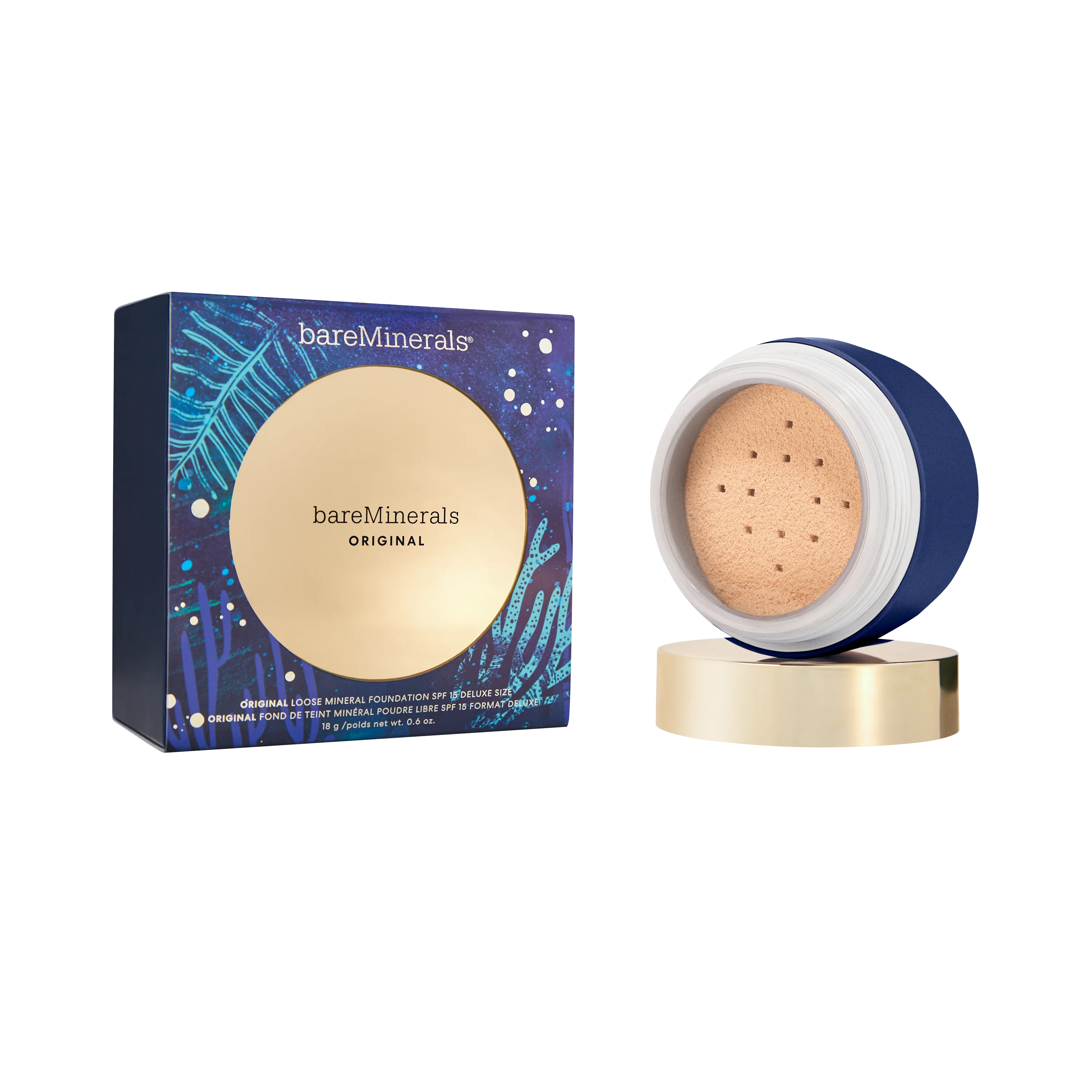 ORIGINAL Loose Mineral Foundation SPF 15 Deluxe Size 3 ORIGINAL Loose Mineral Foundation SPF 15 Deluxe Size