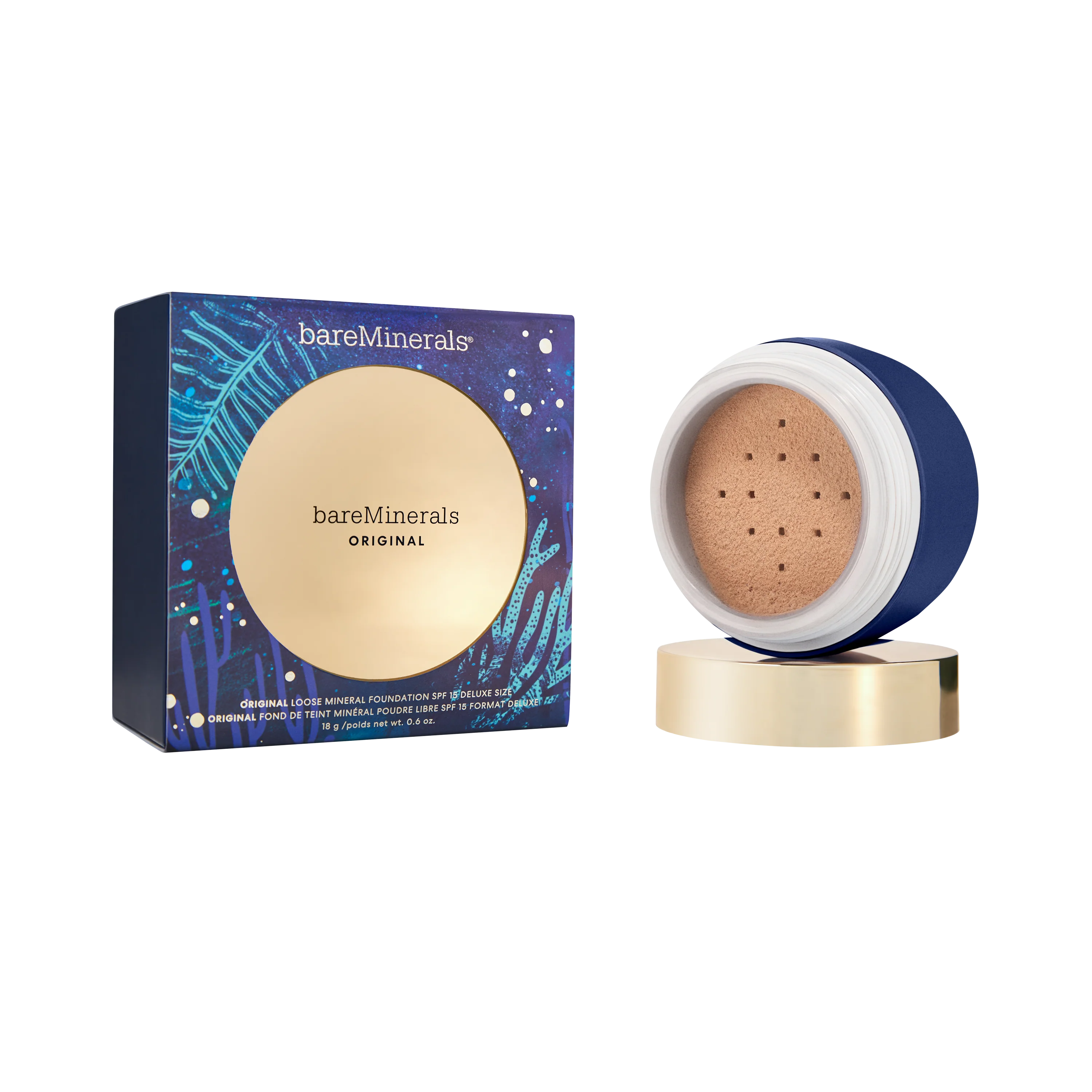 ORIGINAL Loose Mineral Foundation SPF 15 Deluxe Size 4 ORIGINAL Loose Mineral Foundation SPF 15 Deluxe Size
