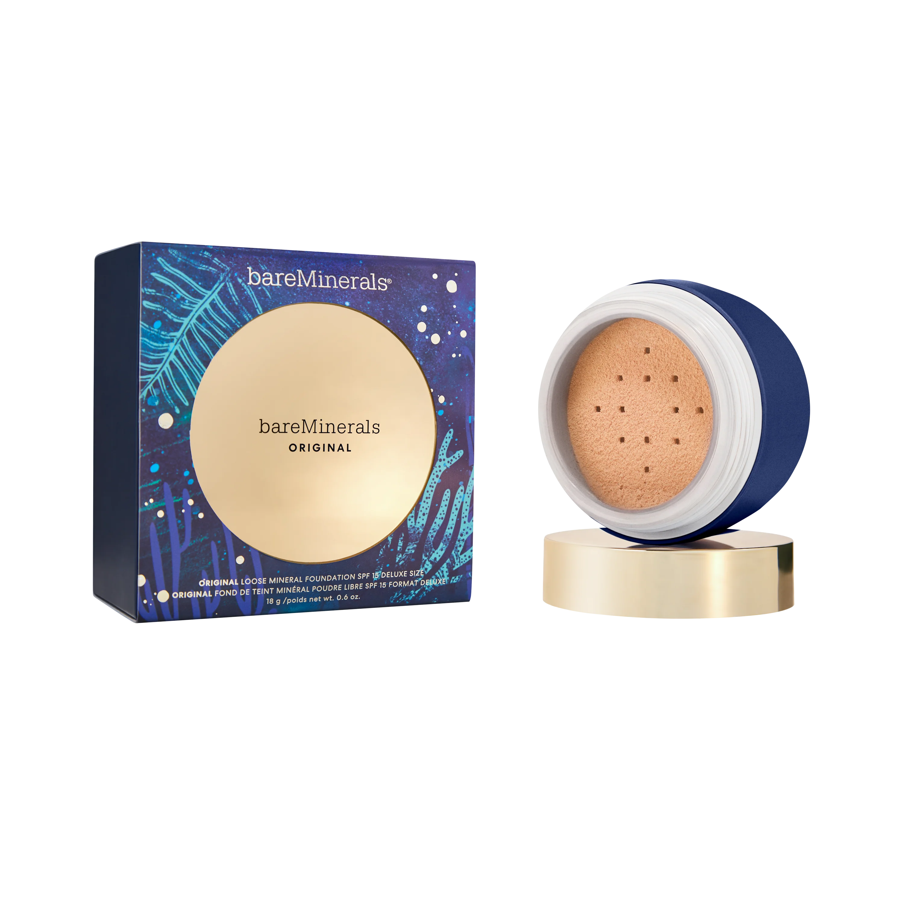 ORIGINAL Loose Mineral Foundation SPF 15 Deluxe Size 6 ORIGINAL Loose Mineral Foundation SPF 15 Deluxe Size