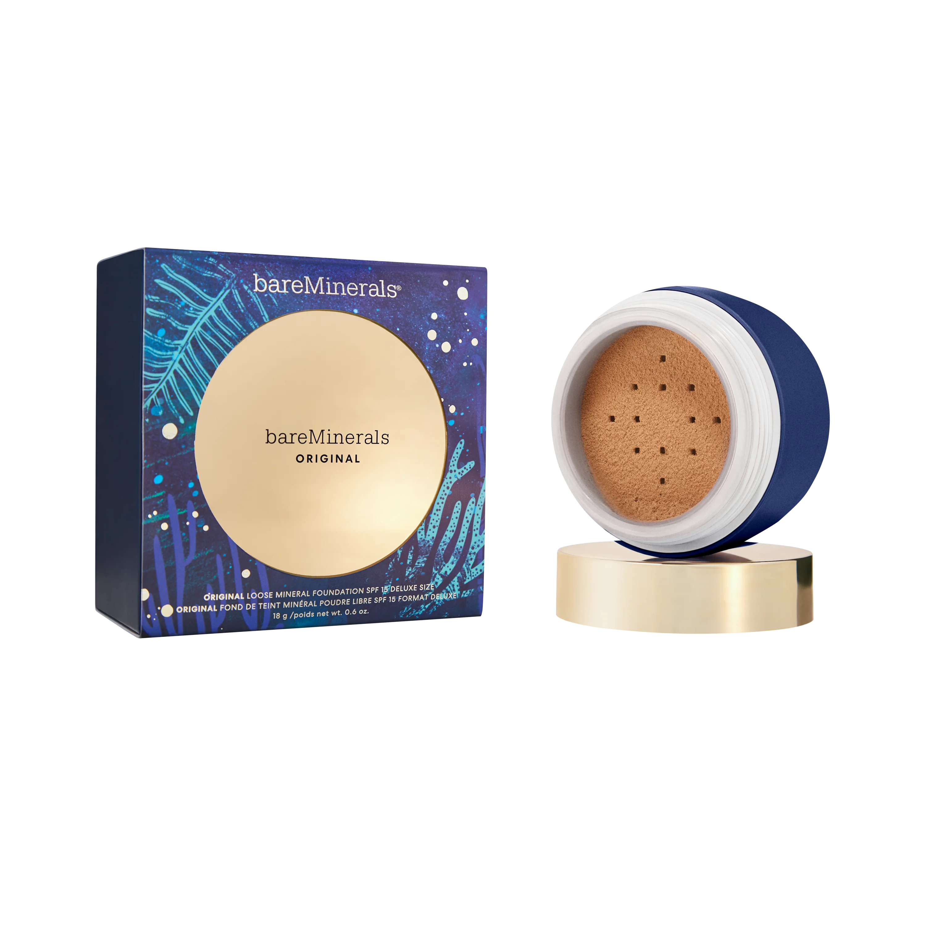 ORIGINAL Loose Mineral Foundation SPF 15 Deluxe Size 8 ORIGINAL Loose Mineral Foundation SPF 15 Deluxe Size