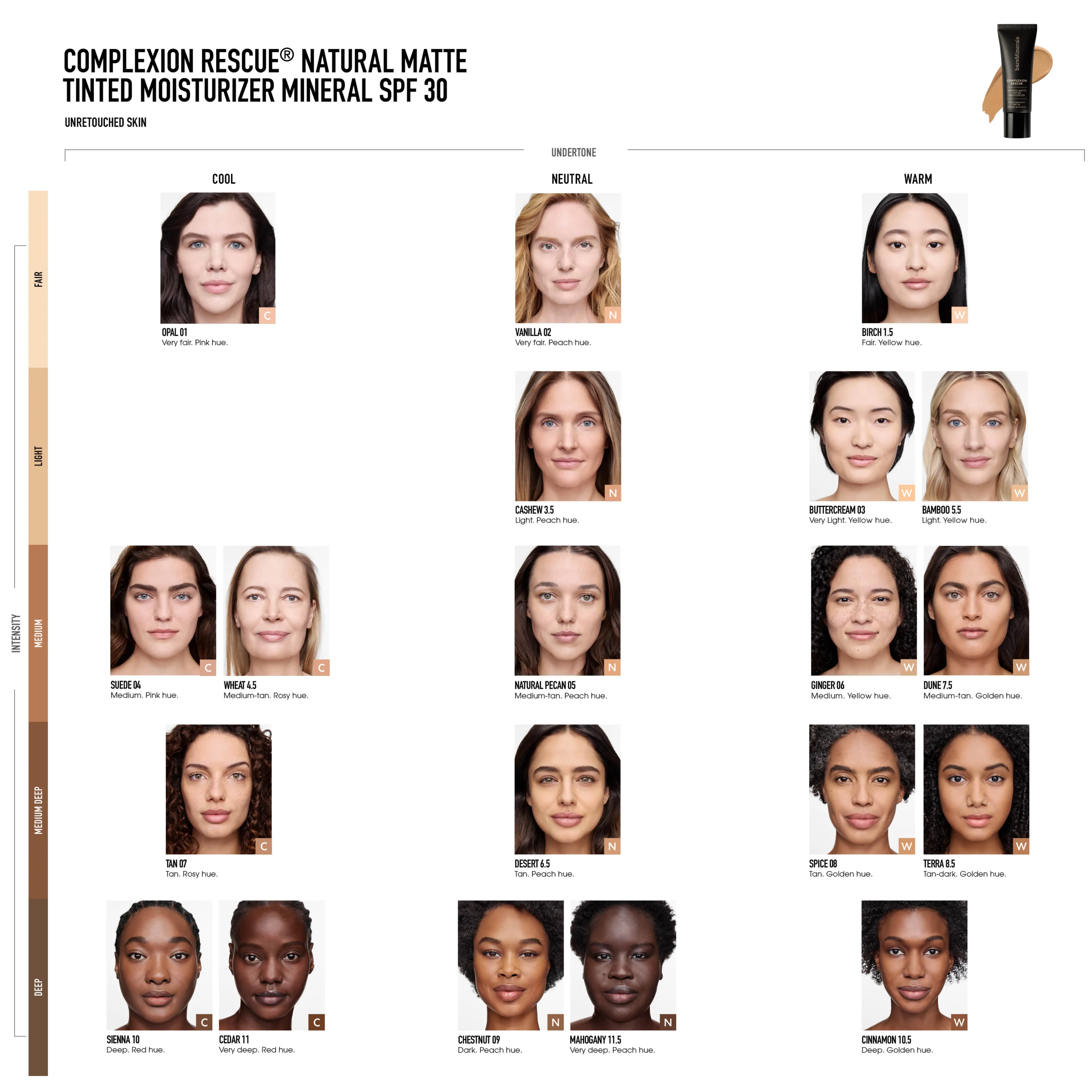 COMPLEXION RESCUE® Natural Matte Tinted Moisturizer Mineral SPF 30 47 COMPLEXION RESCUE® Natural Matte Tinted Moisturizer Mineral SPF 30